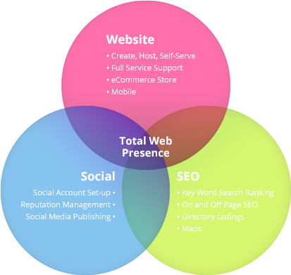 Total Web Presence Diagram
