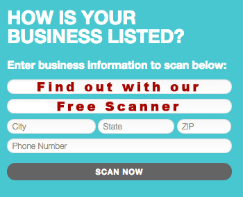Free Business Listings Scan - Do You Know How Your Business is Listed Online?